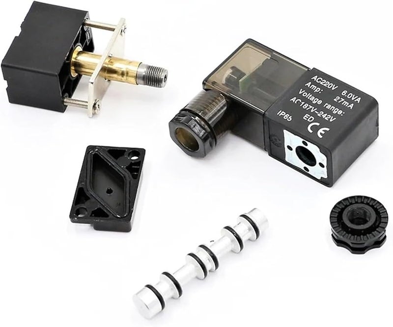 3V210 08 W 4mm Pneumatic Solenoid Valve DC 12V 3 Way 2 Position Air Directional Control Valve - Image 3